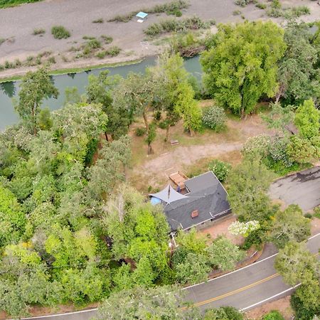 Rivers Breeze Relaxing Riverside Cabin With Private Suite Kayaks Healdsburg Exterior foto