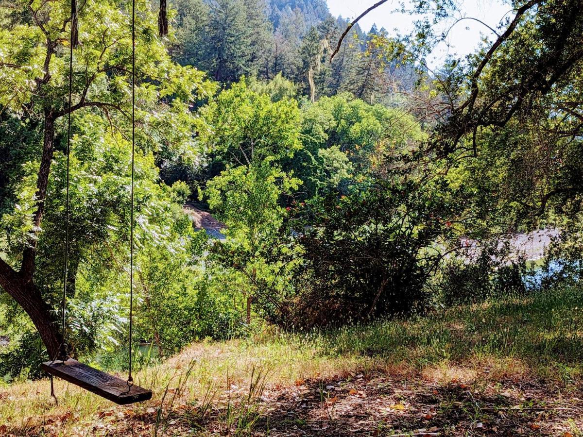 Rivers Breeze Relaxing Riverside Cabin With Private Suite Kayaks Healdsburg Exterior foto